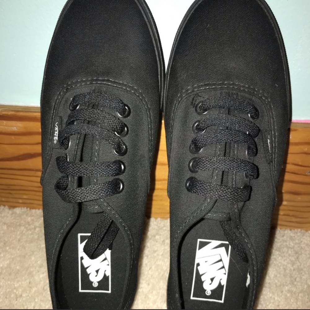 All Black Vans
